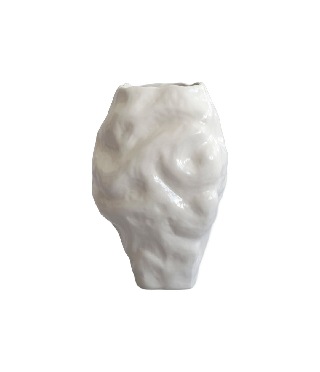 Katachi Vase, Big by 101 Copenhagen in High Glaze Birch – In Dubai by WSPR