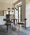 Katachi Vase, Medio by 101 Copenhagen in High Glaze Birch in a styled interior – In Dubai by WSPR