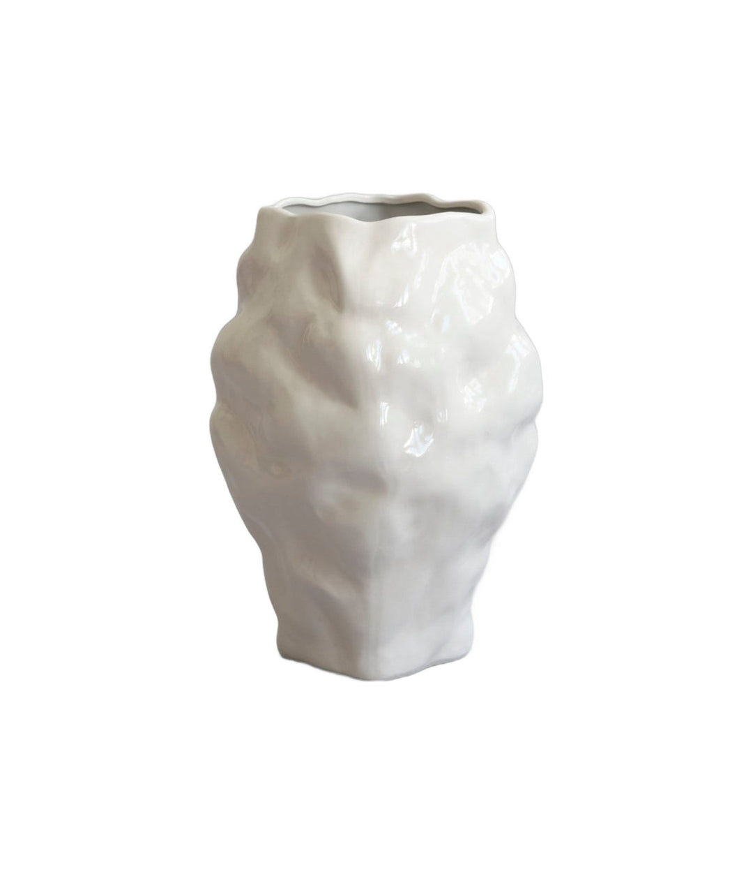 Katachi Vase, Medio by 101 Copenhagen in High Glaze Birch, view 2 – In Dubai by WSPR