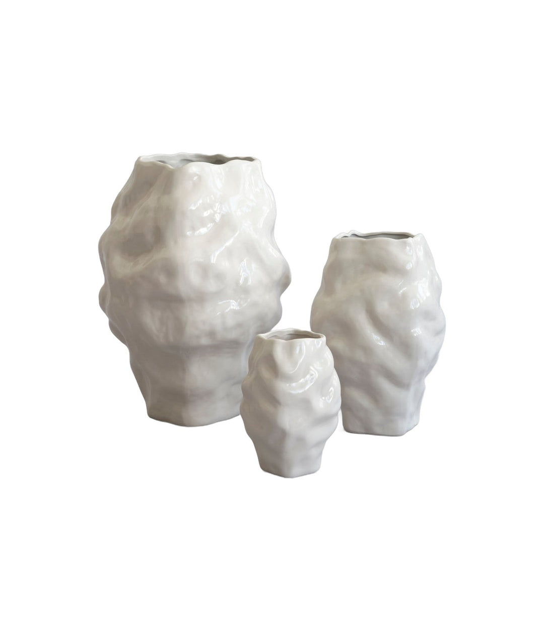 Katachi Vase, Mini by 101 Copenhagen in High Glaze Birch, view 3 – In Dubai by WSPR