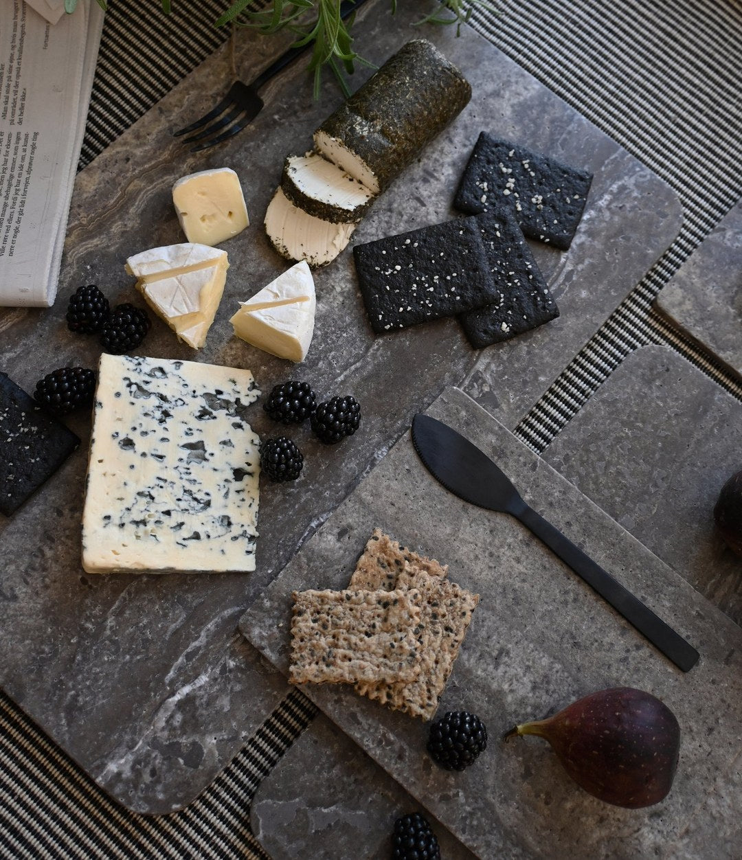Kogei Butter Knife by 101 Copenhagen in Black in a styled interior – In Dubai by WSPR