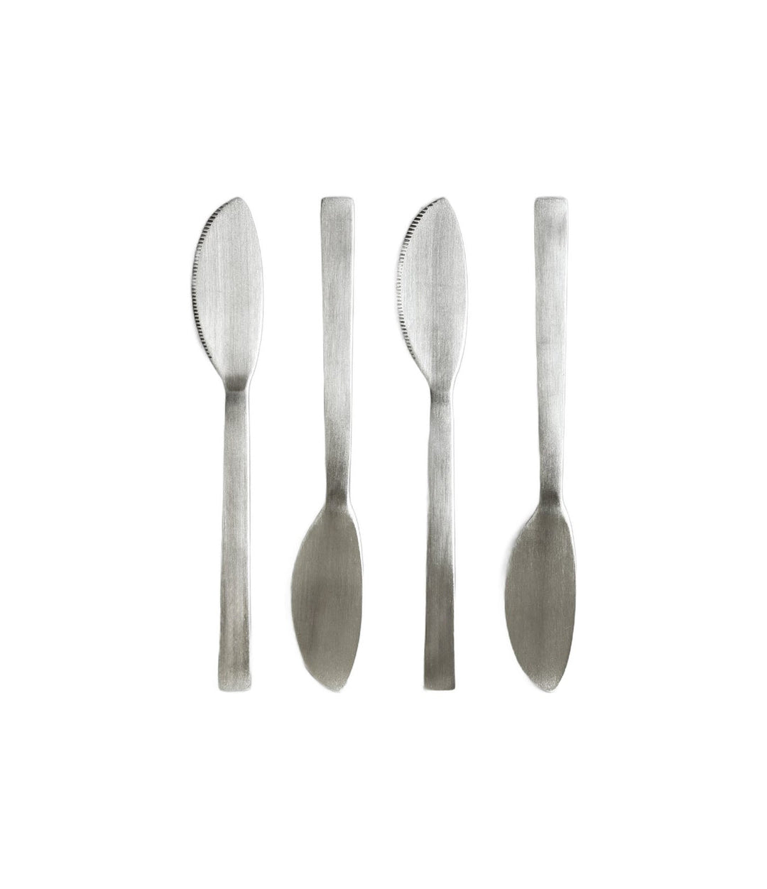 Kogei Butter Knife by 101 Copenhagen in Brushed Steel, view 3 – In Dubai by WSPR
