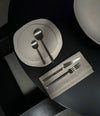 Kogei Cutlery by 101 Copenhagen in Brushed Steel (16 pcs) in a styled interior, view 2 – In Dubai by WSPR