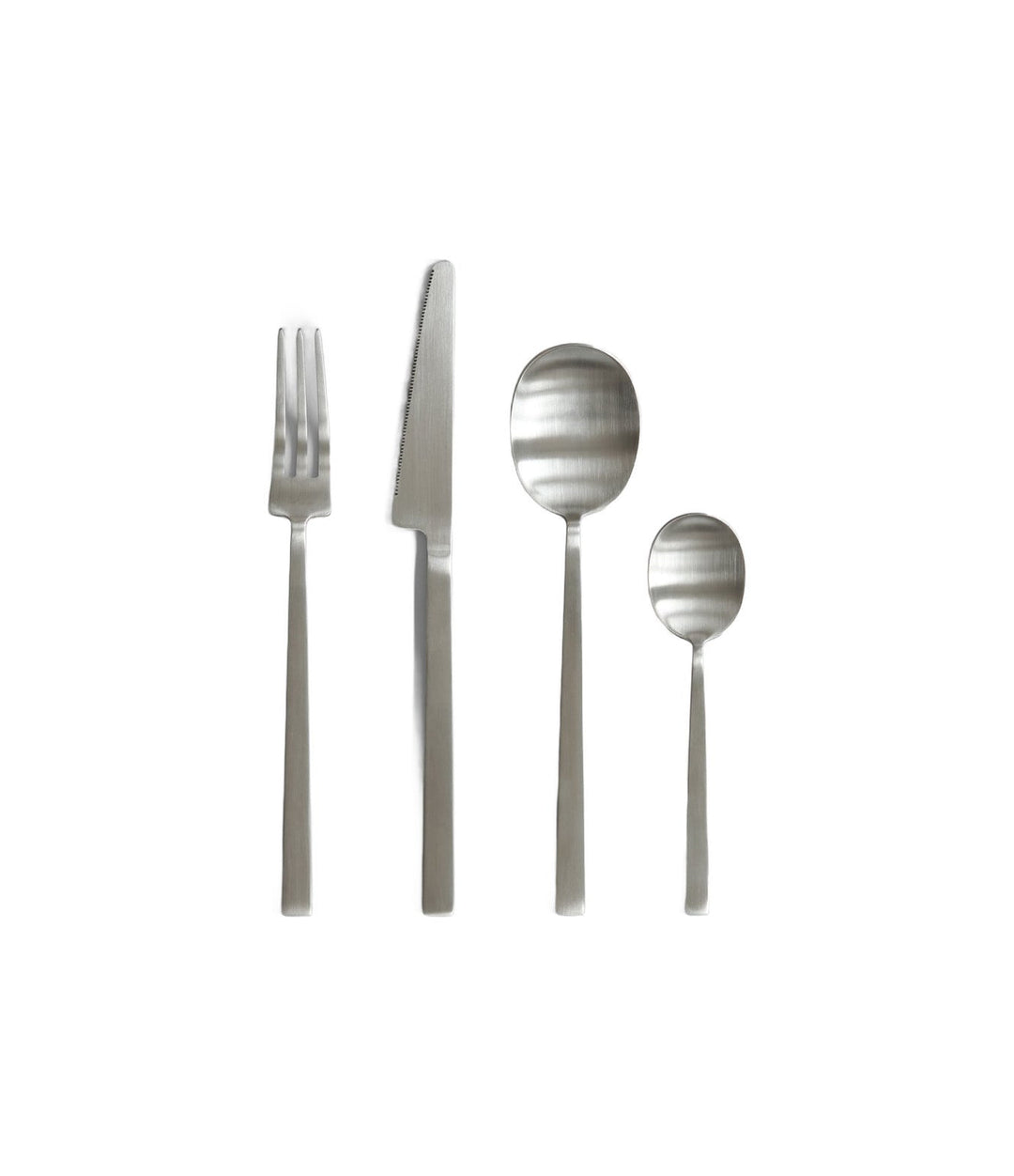 Kogei Cutlery by 101 Copenhagen in Brushed Steel (24 pcs) – In Dubai by WSPR