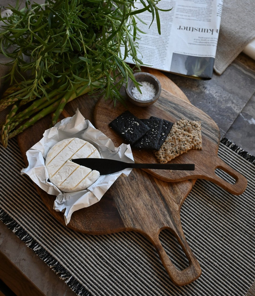 Kogei Knife Fat by 101 Copenhagen in Black in a styled interior – In Dubai by WSPR