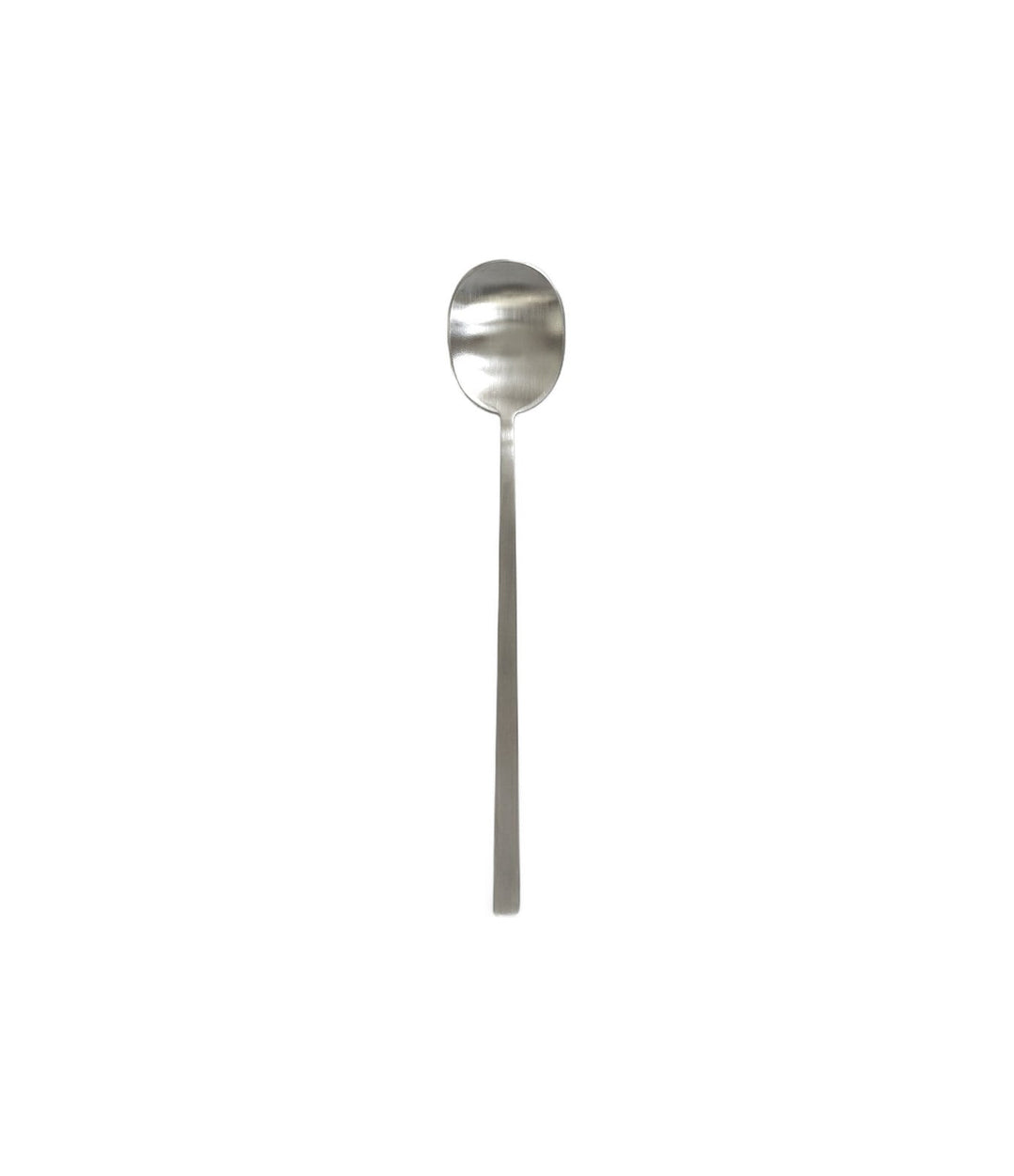 Kogei Long Spoon by 101 Copenhagen in Brushed Steel, view 2 – In Dubai by WSPR