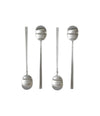 Kogei Long Spoon by 101 Copenhagen in Brushed Steel, view 3 – In Dubai by WSPR