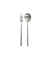 Kogei Salad Servers by 101 Copenhagen in Brushed Steel – In Dubai by WSPR
