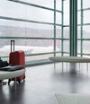 Konoha Bench by Sancal benches in an airport lounge – In Dubai by WSPR