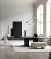 Kumo Chandelier, Big by 101 Copenhagen in Brass in a styled interior – In Dubai by WSPR