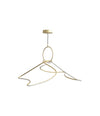 Kumo Chandelier, Big by 101 Copenhagen in Brass, view 2 – In Dubai by WSPR