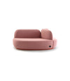 La Isla Bench by Sancal 192 × 154 cm in pink, side view – In Dubai by WSPR
