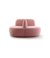 La Isla Bench by Sancal 192 × 154 cm in pink, end view – In Dubai by WSPR