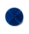 La Isla Bench by Sancal round Ø170 cm in blue seen from above – In Dubai by WSPR