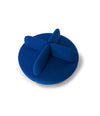 La Isla Bench by Sancal round Ø170 cm in blue, three-quarter view – In Dubai by WSPR