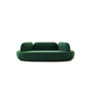 La Isla Bench by Sancal 257 × 154 cm in green, side view – In Dubai by WSPR