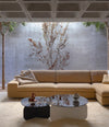 La Isla Coffee Table by Sancal in black and white by a courtyard – In Dubai by WSPR