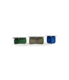 La Isla Coffee Table by Sancal three tables in green, grey and blue, side view – In Dubai by WSPR