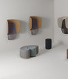 Lapso Acoustic Cabin by Sancal three cabins in a lounge – In Dubai by WSPR