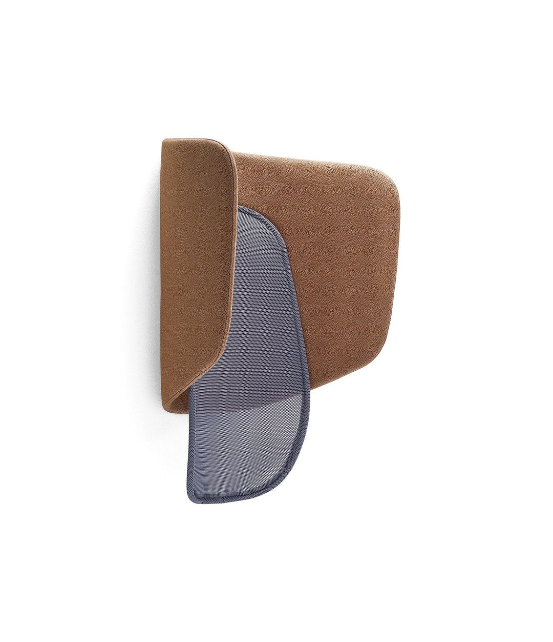 Lapso Acoustic Cabin by Sancal in brown with grey mesh, side view – In Dubai by WSPR