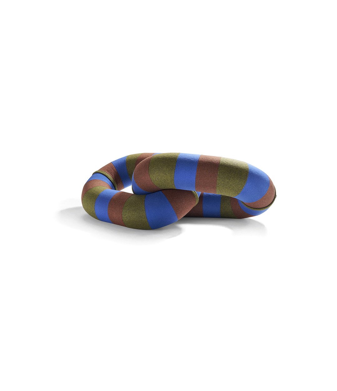 Link Sofa by Sancal striped links in green, blue and brown – In Dubai by WSPR