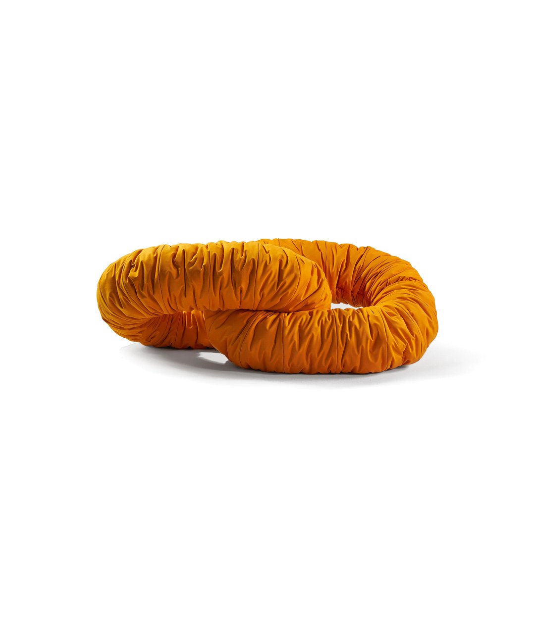Link Sofa by Sancal Wrinkled Link in orange, side view – In Dubai by WSPR