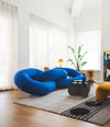 Link Sofa by Sancal in blue in a living room – In Dubai by WSPR