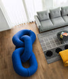 Link Sofa by Sancal in blue beside a rug – In Dubai by WSPR