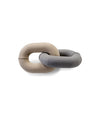 Link Sofa by Sancal links in beige and grey, front view – In Dubai by WSPR