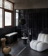 Lotus Vase, Mini by 101 Copenhagen in Coffee in a styled interior, view 3 – In Dubai by WSPR
