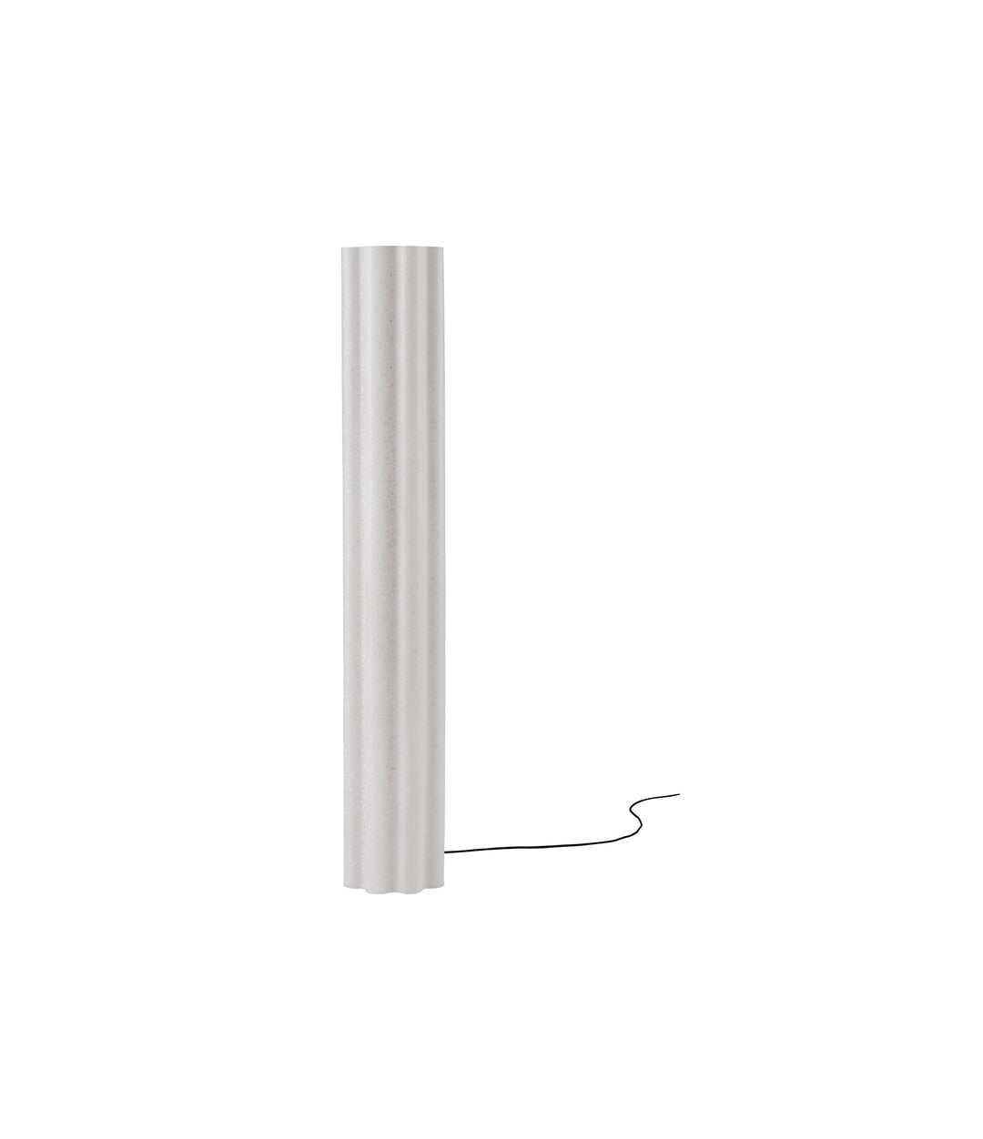 Lucerama Floor Lamp by Miniforms in White Moon, off, front view – In Dubai by WSPR