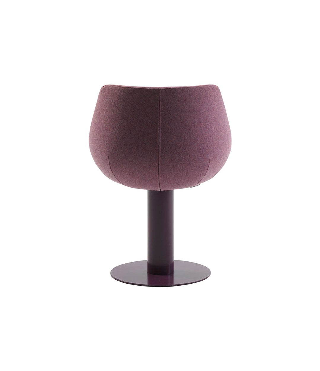 Magnum Chair by Sancal on a central leg in plum – In Dubai by WSPR
