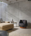 Magnum Lounge Chair by Sancal in charcoal in a concrete room – In Dubai by WSPR