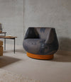 Magnum Lounge Chair by Sancal in charcoal with a patterned back – In Dubai by WSPR