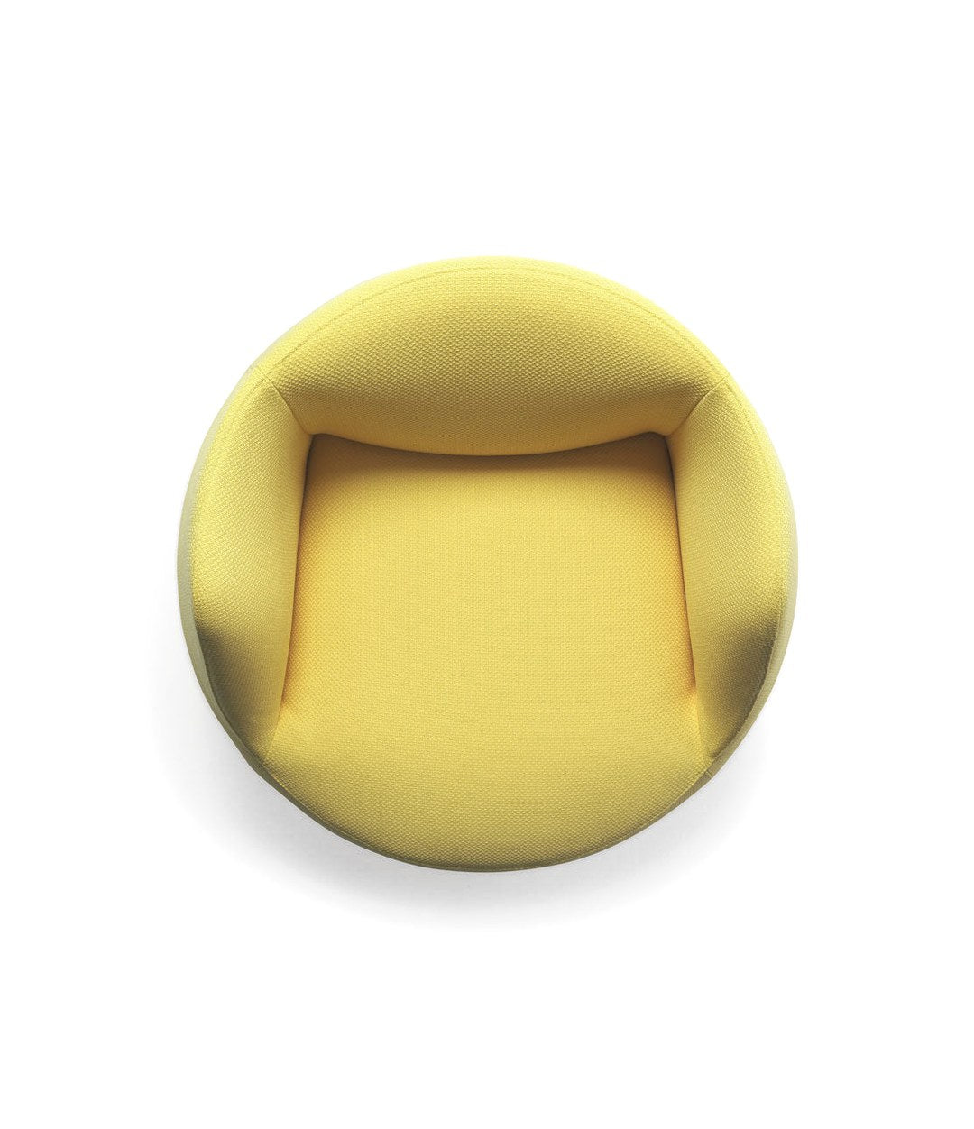 Magnum Lounge Chair by Sancal in yellow seen from above – In Dubai by WSPR