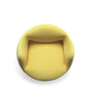 Magnum Lounge Chair by Sancal in yellow seen from above – In Dubai by WSPR