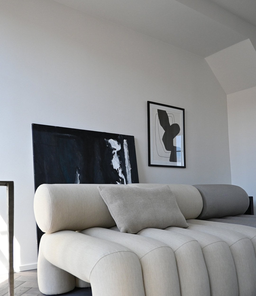 Makura Pillow 11 by 101 Copenhagen in Sand (8047-2) in a styled interior – In Dubai by WSPR