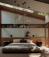 Maru Pendant, Ø60 by 101 Copenhagen in Burned Black in a styled interior – In Dubai by WSPR
