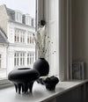 Medusa Vase, Big by 101 Copenhagen in Coffee in a styled interior, view 3 – In Dubai by WSPR