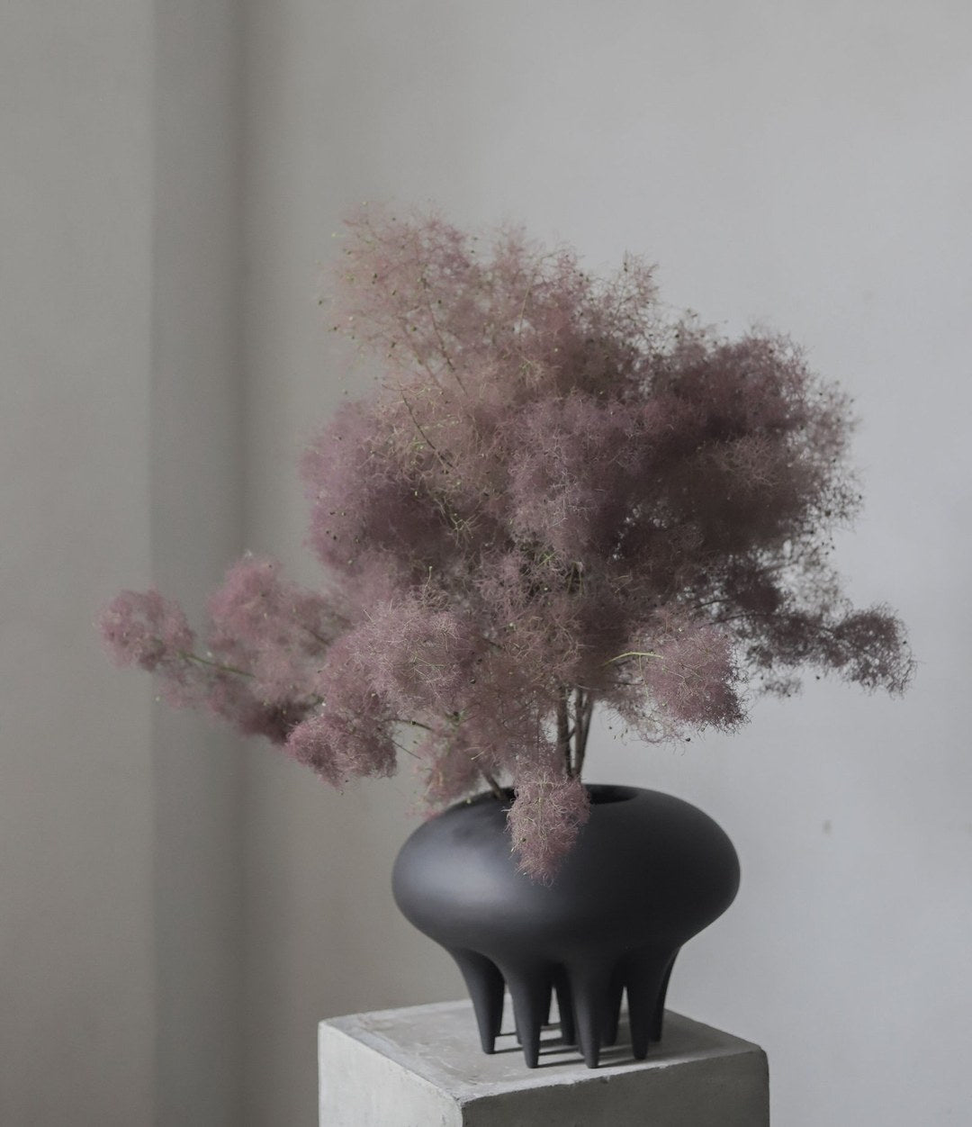 Medusa Vase, Mini by 101 Copenhagen in Coffee in a styled interior, view 3 – In Dubai by WSPR