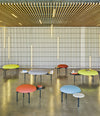 Meeting Point Pouf by Sancal a group in a hotel lobby – In Dubai by WSPR