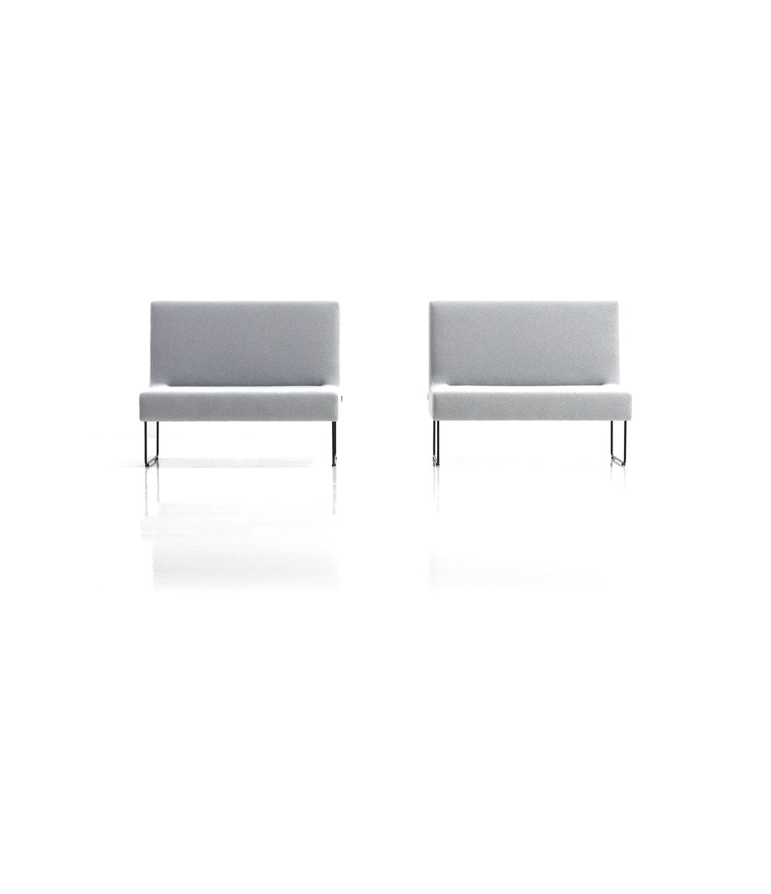 Menú Bench by Sancal two benches in grey – In Dubai by WSPR