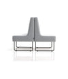 Menú Bench by Sancal back-to-back benches in grey – In Dubai by WSPR