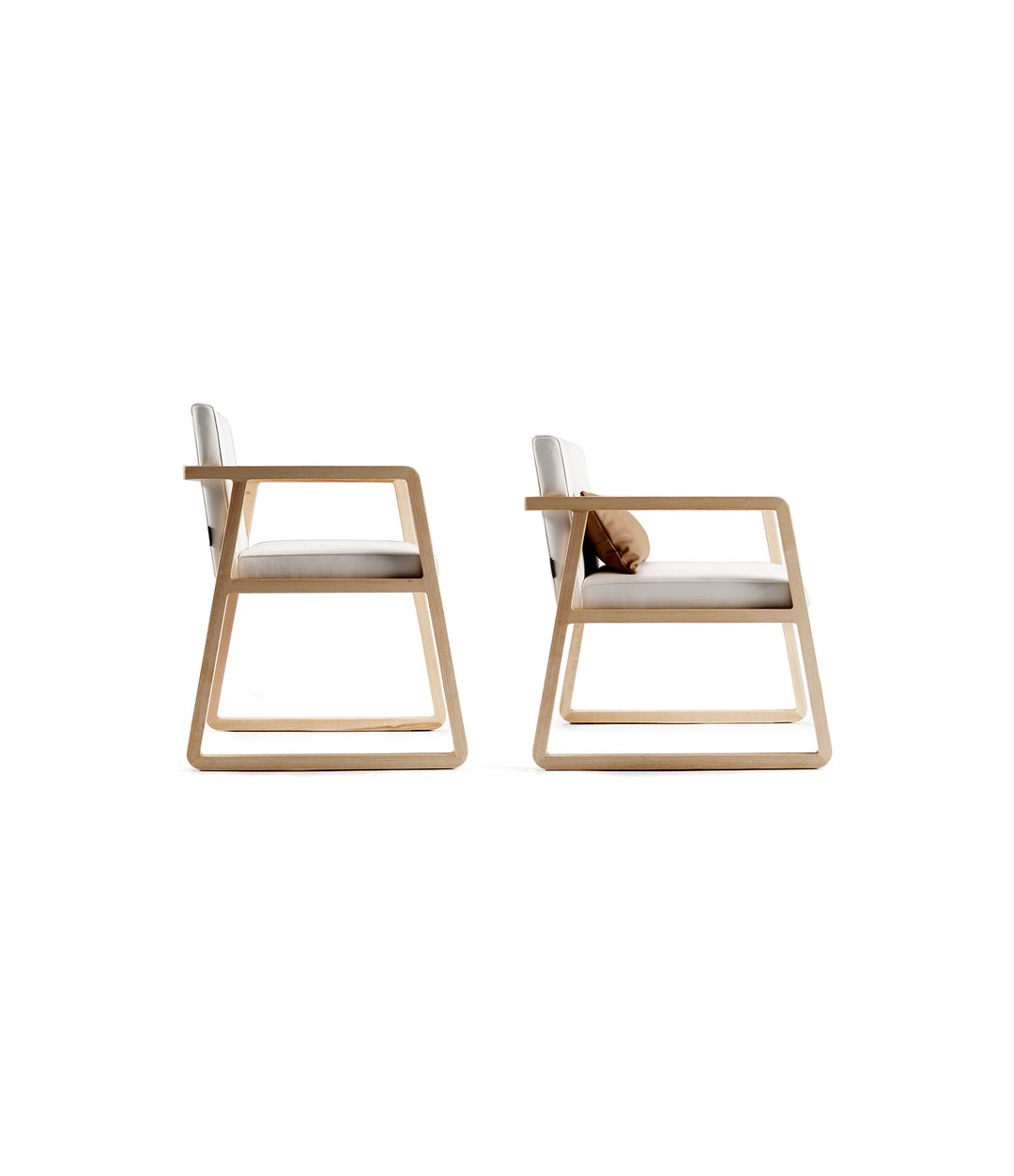 Midori Small Armchair by Sancal in natural ash – In Dubai by WSPR