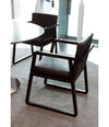 Midori Chair by Sancal in black by a window – In Dubai by WSPR