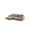 Momic Modular Sofa by Sancal composition with a chaise longue in taupe – In Dubai by WSPR