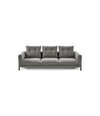Momic Sofa by Sancal three-seater in grey, front view – In Dubai by WSPR