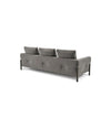 Momic Sofa by Sancal three-seater in grey, rear view – In Dubai by WSPR
