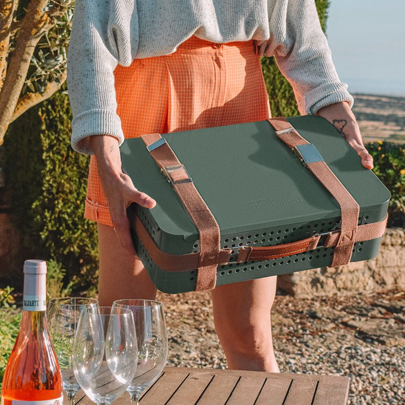 Mon Oncle Portable BBQ by RS Barcelona in Nordic Green – view 4 – In Dubai by WSPR