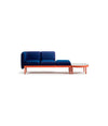 Mosaico Sofa by Sancal in blue with a side table – In Dubai by WSPR